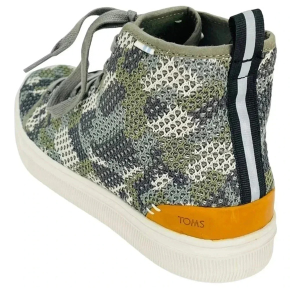 Toms Mens Sneaker 8M Trvl Lite Dusty Flecktarn Camo High Top - Picture 6 of 11
